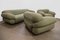 Sesann Sofa and Armchairs by Gianfranco Frattini for Cassina, 1970, Set of 3 2