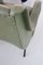 Mid-Century Italian Green Leatherette Armchair, 1950s 12