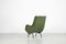 Mid-Century Italian Green Leatherette Armchair, 1950s 2
