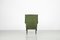 Mid-Century Italian Green Leatherette Armchair, 1950s 5