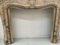 19th Century Louis XV Fireplace in Slightly Pinkish Breccia Marble 9