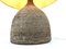 Large Ceramic Floor Lamp with Original Fabric Shade from Krösselbach, 1960s 4