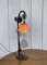Early 20th Century Lamp in Steel and Glass Paste Tulip 8