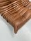 French Togo 3-Seater Sofa in Dark Cognac Leather attributed to Michel Ducaroy for Ligne Roset 8