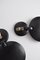 Große Skulpturale Schwarze Ohrclips aus Ebenholz, Dänemark, 2000er, 2er Set 5