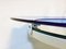 Convex Blue Glass and Chrome Plated Mirror from Veca, 1960s, Image 10