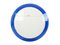 Convex Blue Glass and Chrome Plated Mirror from Veca, 1960s, Image 11