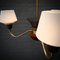 Mid-Century Modern Pendant Lamp in Brass with Oak and Glass, Sweden, 1950s 8