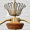 Mid-Century Modern Pendant Lamp in Brass with Oak and Glass, Sweden, 1950s 13