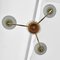Mid-Century Modern Pendant Lamp in Brass with Oak and Glass, Sweden, 1950s 10