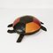 Vintage German Patchwork Leather Pouf, 1960s 1