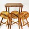 Tables Pliantes Mid-Century Modernes par P. Hundevad, 1960s, Set de 4 7
