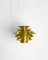 Golden Pendant Lamp Barcelona attributed to Bent Karlby for Lyfa, Denmark, 1980s 2