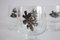 Vintage Hunting-Themed Glasses with Pewter Medallions, 1970s, Set of 6, Image 6