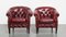 English Cowhide Chesterfield Chairs, Set of 12 2
