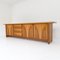 Italian Walnut Sideboard with Doors and Drawers, 1970s 8