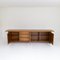 Italian Walnut Sideboard with Doors and Drawers, 1970s 6