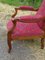 Antique Voltaire Armchair in Walnut and Velvet Fabric, 1890s, Image 11