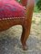 Antique Voltaire Armchair in Walnut and Velvet Fabric, 1890s, Image 16