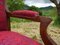 Antique Voltaire Armchair in Walnut and Velvet Fabric, 1890s, Image 14
