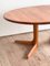 Großer Moderner Dänischer Ovaler Mid-Century Esstisch aus Teakholz 13