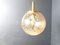 Globe Pendant Light from Glashütte Limburg, 1960s 3