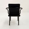 Black Leather Mandarin Chair by Ettore Sottsass for Knoll, 1980s 4