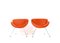 Vintage Orange Slice Chairs by Pierre Paulin for Artifort, 2012, Set of 2 1