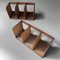 Japanese Wooden Bookholders, 1940s, Set of 2 6