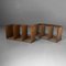 Japanese Wooden Bookholders, 1940s, Set of 2 8