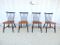 Chaises Mid-Century, Set de 4 1