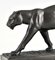 Charles Conrad, Art Deco Skulptur von Panther, 2008, Bronze 7