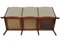 Mid-Century Modernes Drei-Sitzer Sofa mit Gestell aus Mahagoni von Poul Jeppesens, 1950er 13
