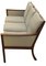 Mid-Century Modernes Drei-Sitzer Sofa mit Gestell aus Mahagoni von Poul Jeppesens, 1950er 9