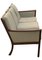 Mid-Century Modernes Drei-Sitzer Sofa mit Gestell aus Mahagoni von Poul Jeppesens, 1950er 12