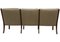 Mid-Century Modernes Drei-Sitzer Sofa mit Gestell aus Mahagoni von Poul Jeppesens, 1950er 6