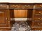 English Desk with Green Leather Inlay 10
