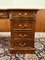 English Desk with Green Leather Inlay 11