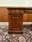 English Desk with Green Leather Inlay 9