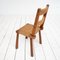 Elm and Straw Chairs in the style of Perriand, 1950s, Set of 6 2