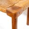 Elm and Straw Chairs in the style of Perriand, 1950s, Set of 6 8