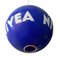 Lámpara de techo vintage redonda en azul de Nivea, años 70, Imagen 3
