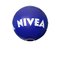 Lámpara de techo vintage redonda en azul de Nivea, años 70, Imagen 1