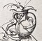 Salvador Dali, Pantagruel or Henry II from Les Songes Drôlatiques de Pantagruel, Original Large Lithograph, 1973 3
