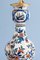 Lampada da vaso policroma con collo ad aglio di Delftware, Olanda, XVIII secolo, Immagine 6