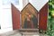 Italian Artist, The Virgin Mary Triptych, 18th Century, Large Painted Panel 8