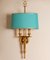French Empire Style Bouillotte Wall Sconces from Versace, 1980s, Set of 2 3