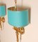 French Empire Style Bouillotte Wall Sconces from Versace, 1980s, Set of 2 8