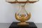 Swedish Gustavian Giltwood Console Table with Lyre and Marble Top, 1800s, Image 9