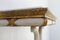 Swedish Gustavian Giltwood Console Table with Lyre and Marble Top, 1800s, Image 16
